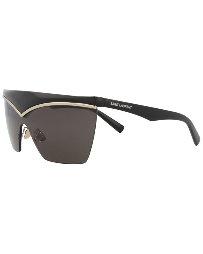 Saint Laurent Women's Sl614mask 99mm Sunglasses In Black