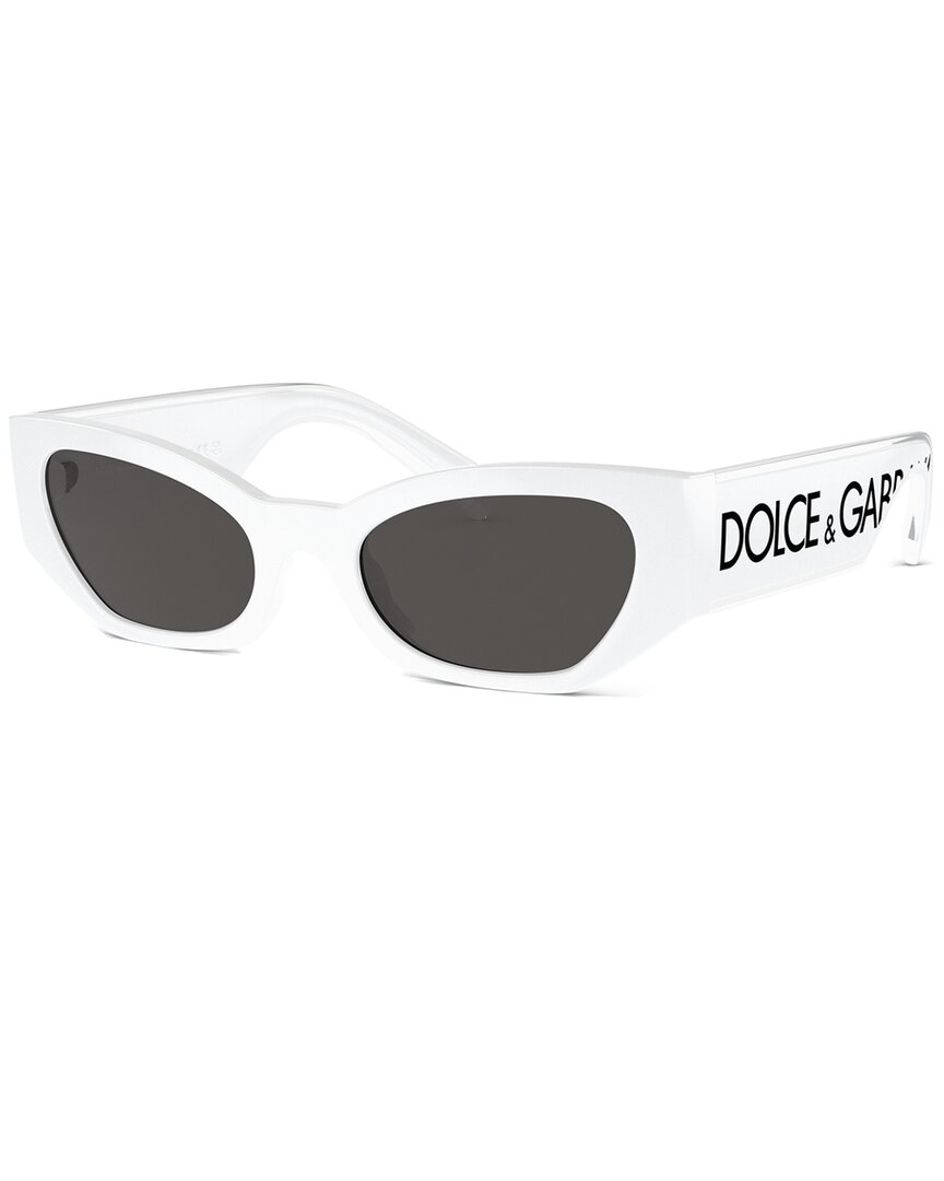 Dolce & Gabbana Women's Dg6186 52mm Sunglasses In White