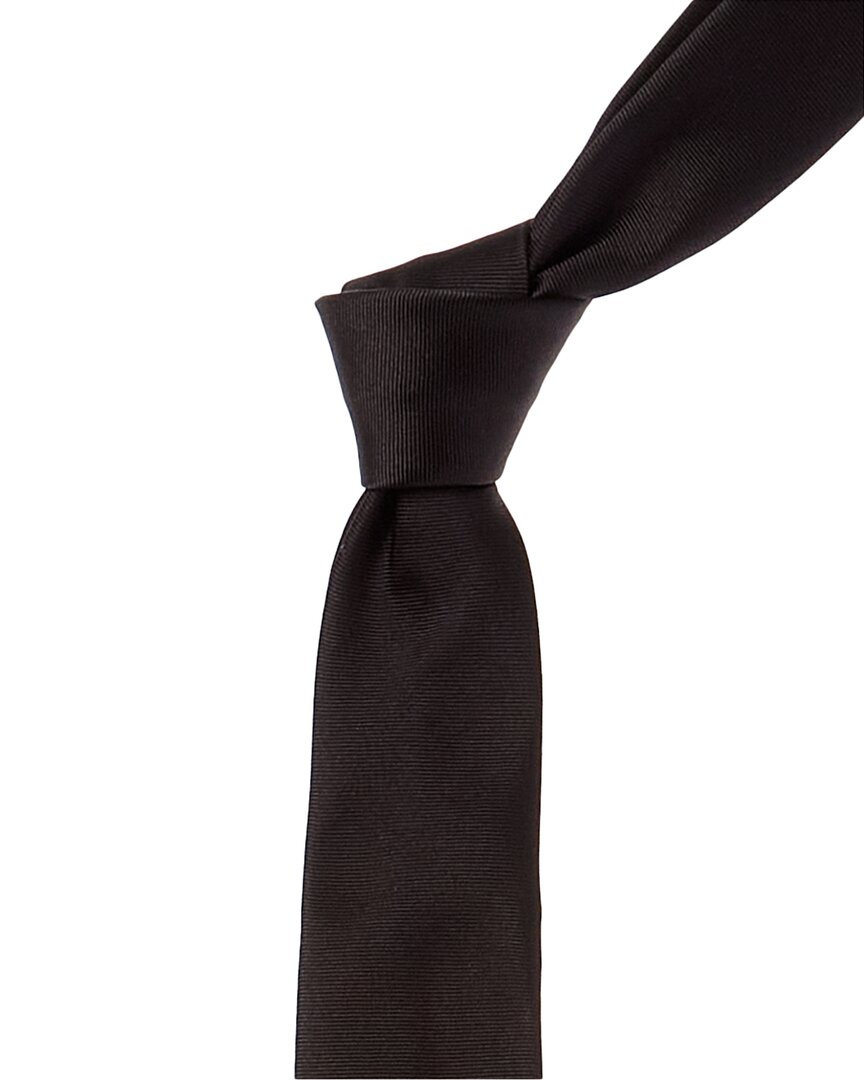 Givenchy Black Logo 4g Silk Tie
