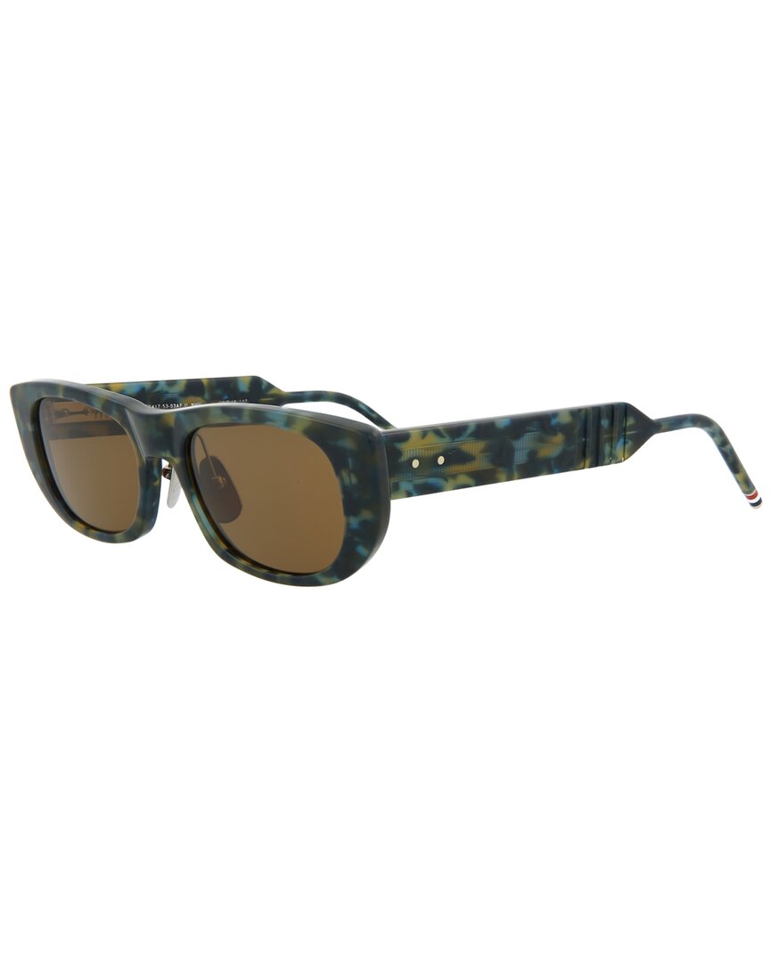 Thom Browne Unisex Tbs417 53mm Sunglasses In Blue