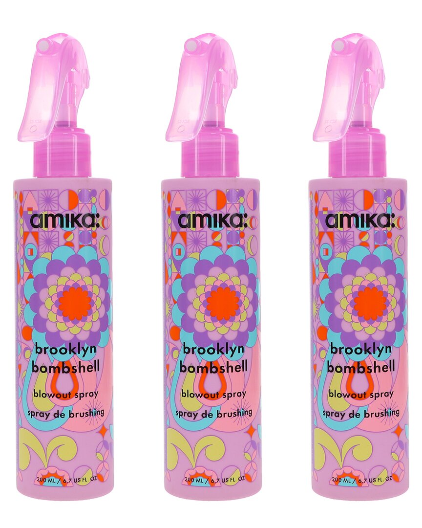 Amika 20.1oz Brooklyn Bombshell Blowout Volume Spray 3 Pack