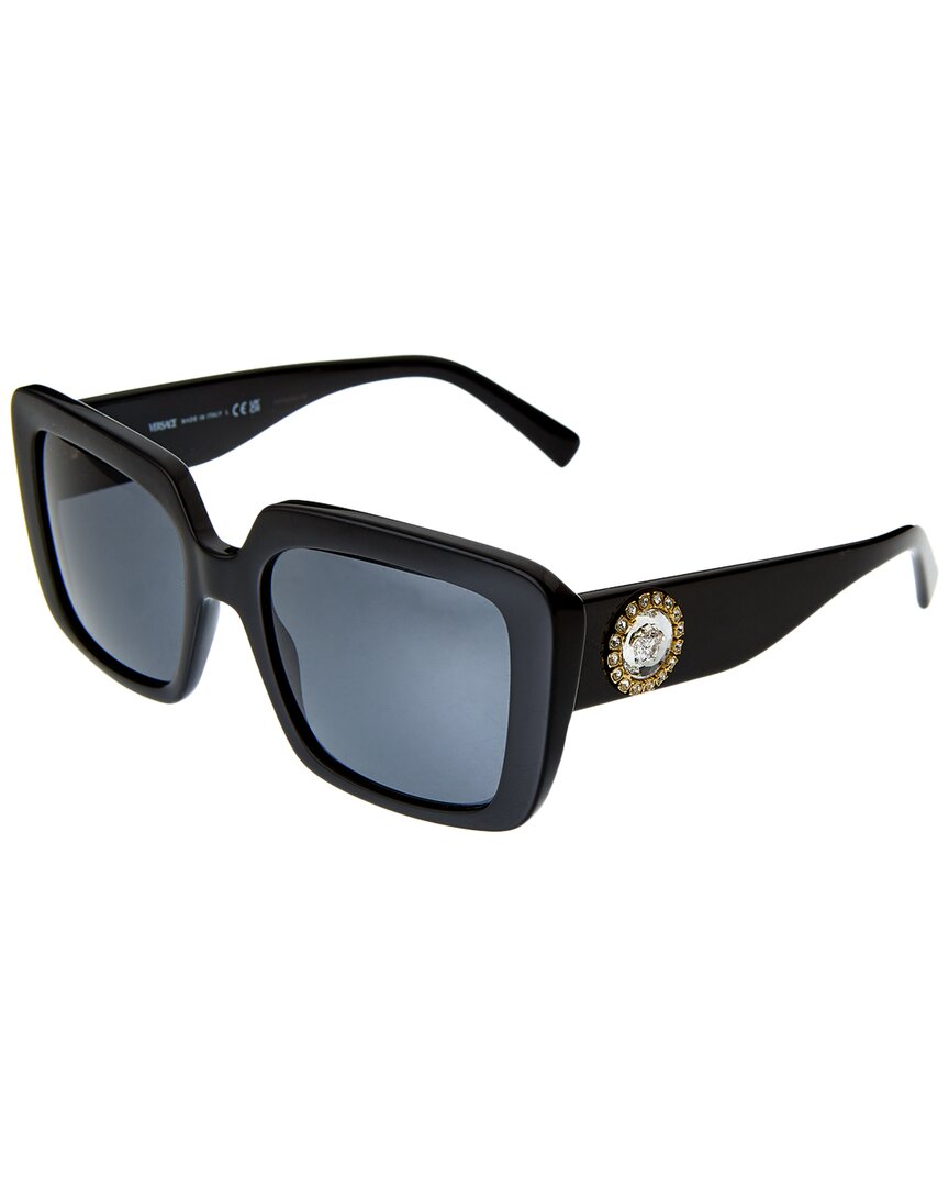 Shop Versace Women's Ve4384b 54mm Sunglasses In Black