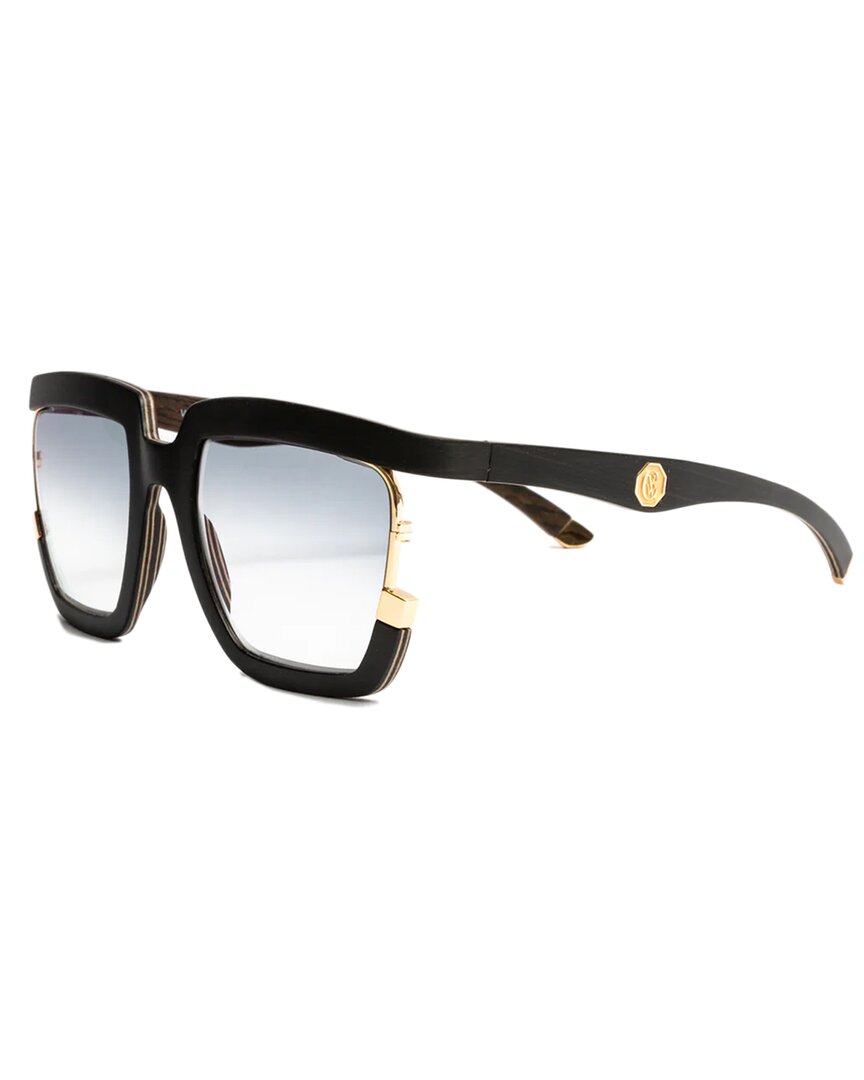 Vintage Wood Collection Unisex Bali 1 60mm Sunglasses