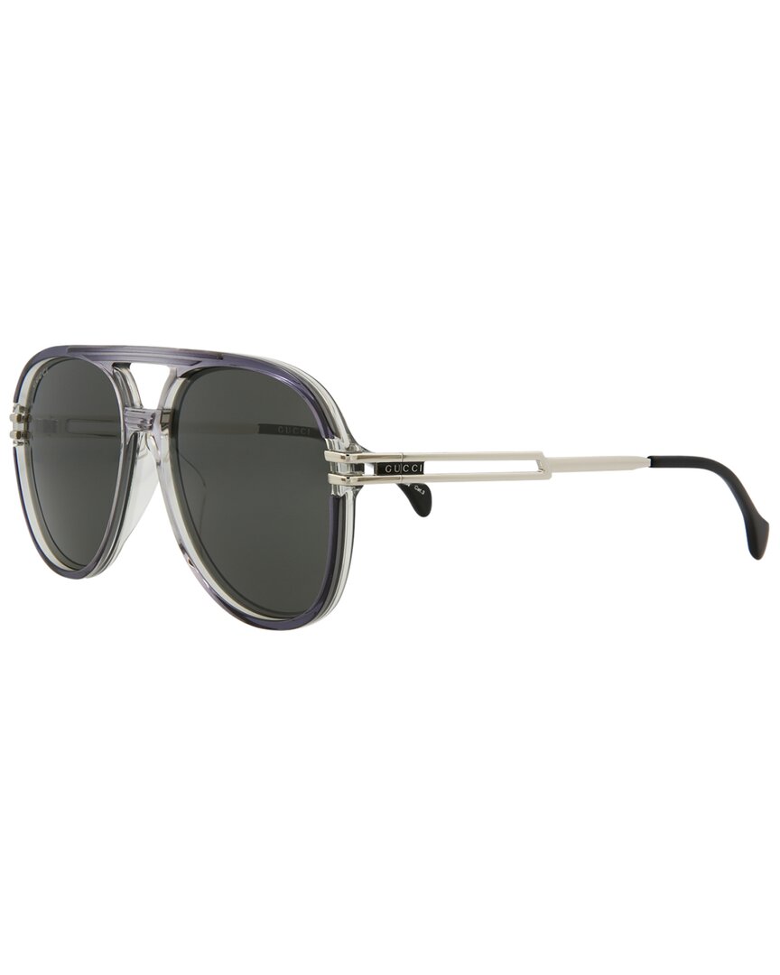 Gucci Novelty Sunglasses Mens Gg1104s-30012810001 In Gray