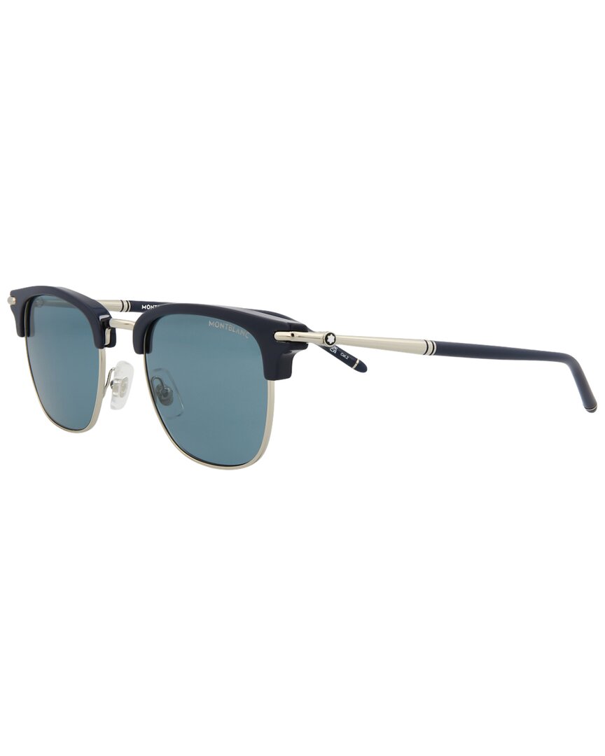 Montblanc Fashion Sunglasses Mens Mb0242s-30013555 In Blue