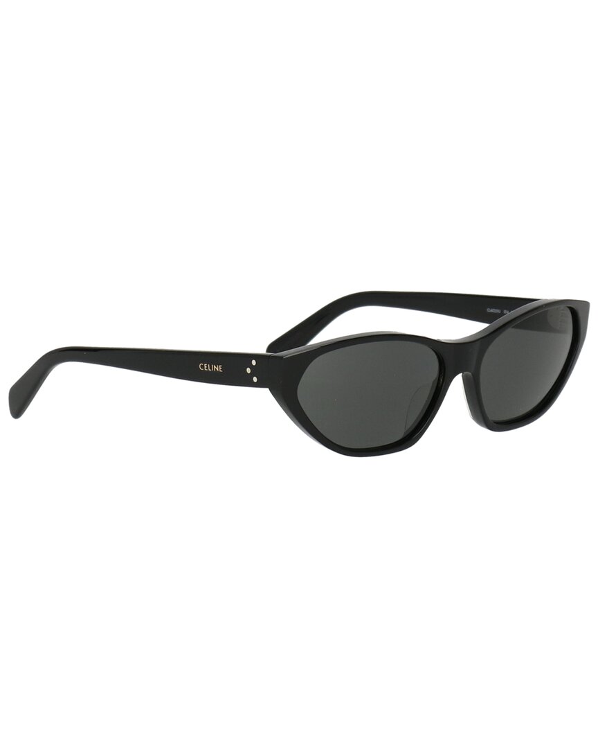 Celine Womens Black Cl000371 Cl40251u Tortoiseshell Cat-eye Acetate Sunglasses