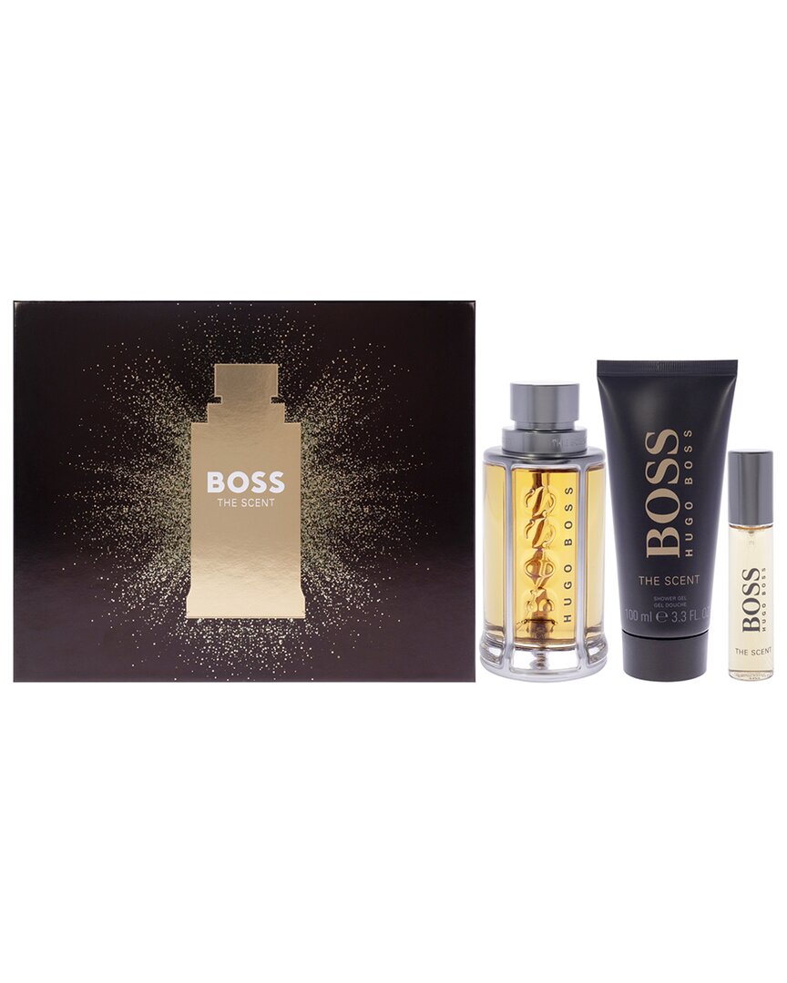 Hugo Boss Men's Boss The Scent Edt 3pc Gift Set In White