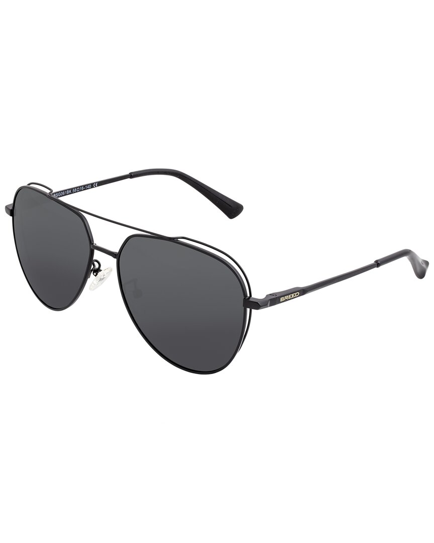 Breed Men's Lyra 51x58mm Polarized Sunglasses