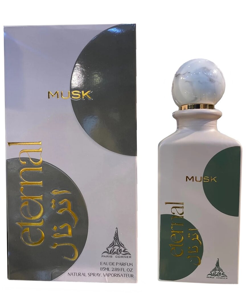 Paris Corner Unisex 2.89oz Eternal Musk Edp Spray In White