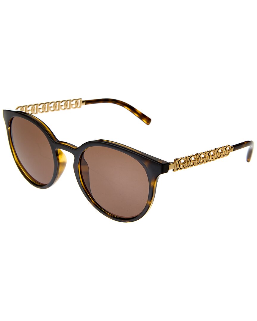 Dolce & Gabbana Unisex Dg6189u 52mm Sunglasses In Brown