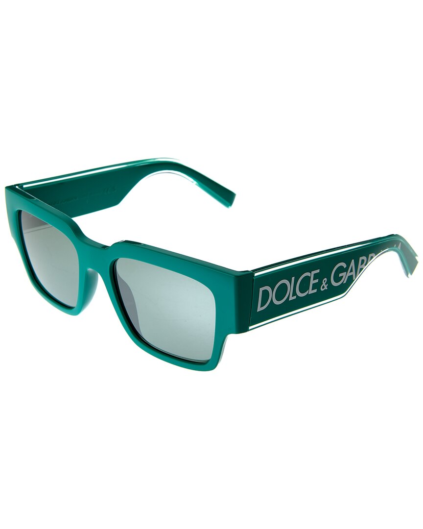 Dolce & Gabbana Unisex Dg6184 52mm Sunglasses In Green