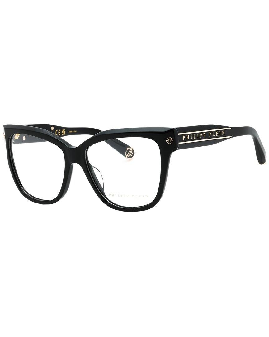 Philipp Plein Women's Vpp051m 55mm Optical Frames In Black
