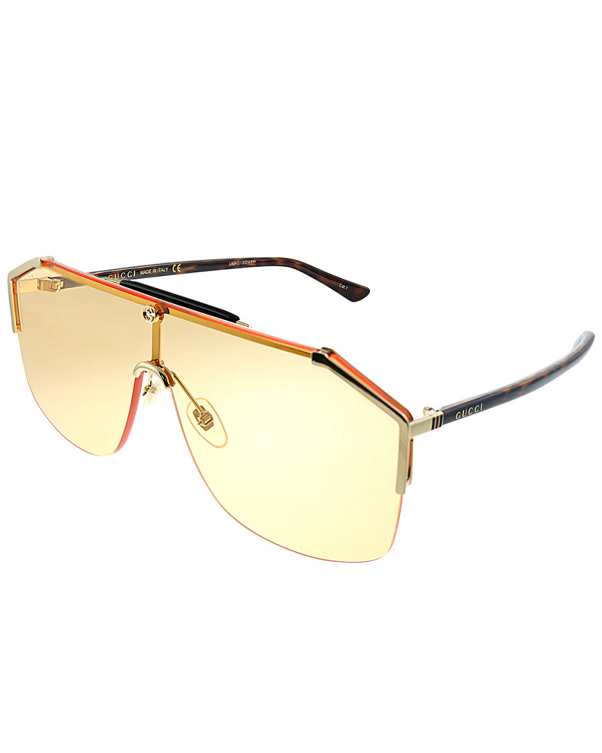 gucci 99mm aviator sunglasses