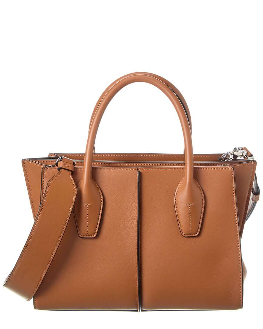 Tod's Leather Satchel In Brown