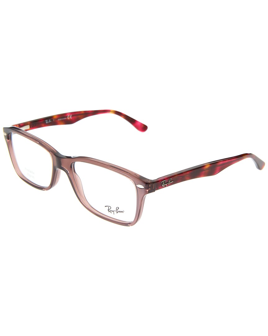 Shop Ray Ban Ray-ban Unisex Rx5228 55mm Optical Frames In Brown
