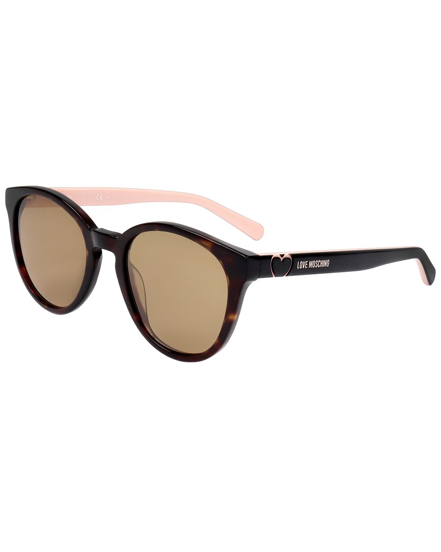 Love Moschino Women's 51mm Sunglasses In Brown