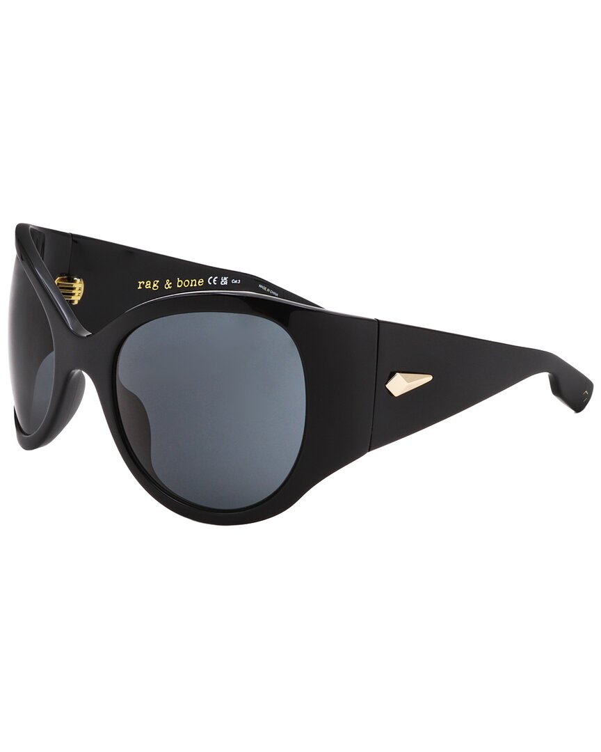 Rag & Bone Women's Rnb6004 56mm Sunglasses In Black