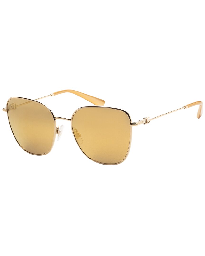 Shop Dolce & Gabbana Women's Dg2293 56mm Sunglasses In Yellow