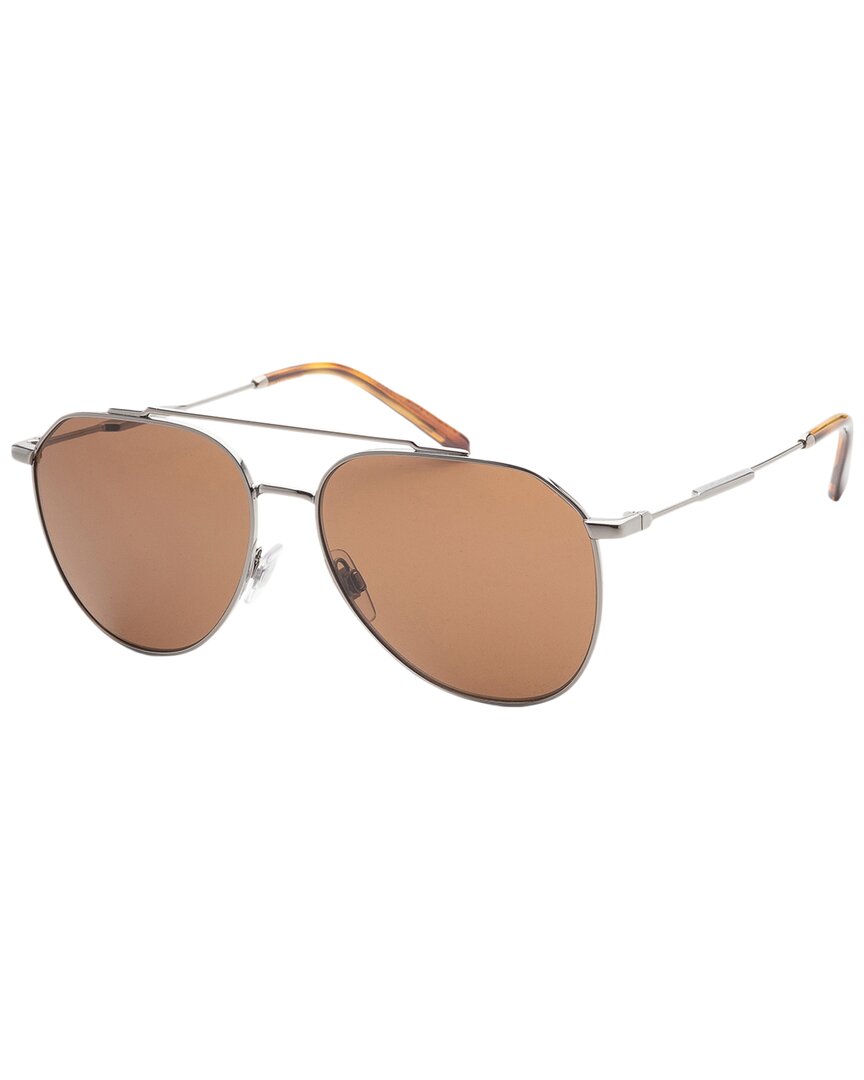 Shop Dolce & Gabbana Men's Dg2296 58mm Sunglasses In Brown
