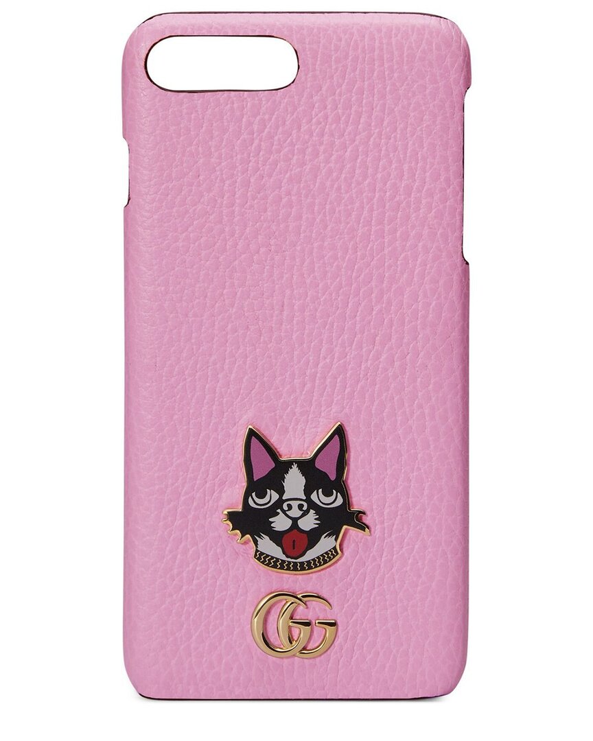 Gucci Iphone 7 Cover In Pink