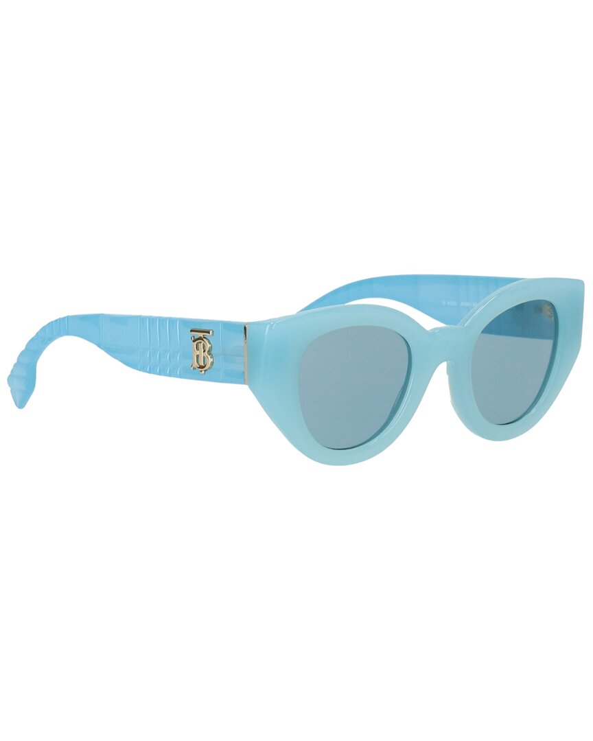 Shop Burberry Women's Meadow 47mm Sunglasses In Blue