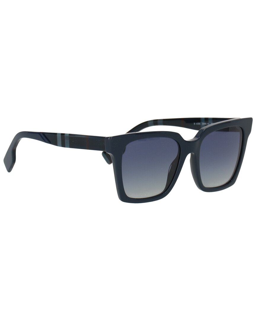 Shop Burberry Women's Maple 53mm Sunglasses In Blue