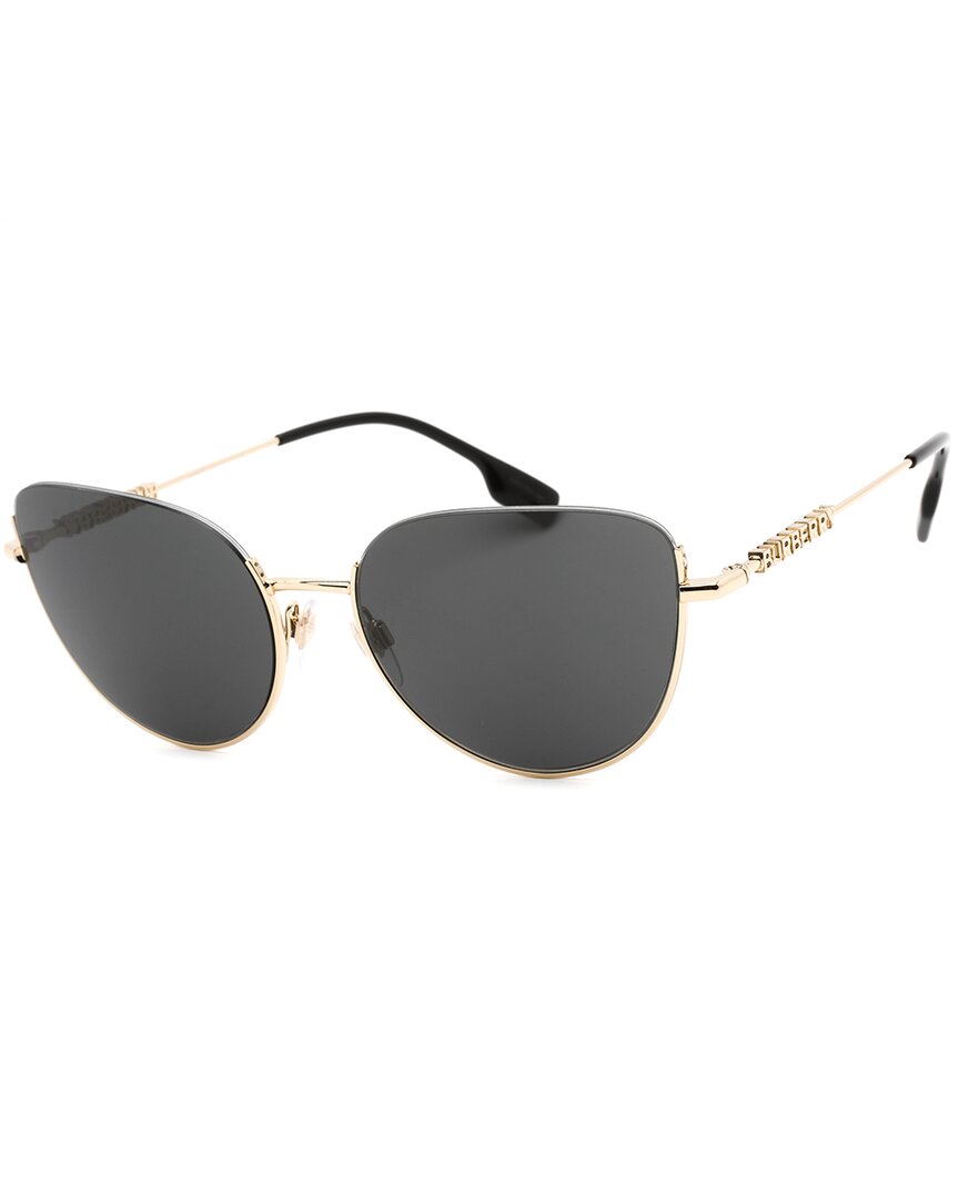 Shop Burberry Women's Harper 58mm Sunglasses In Gold