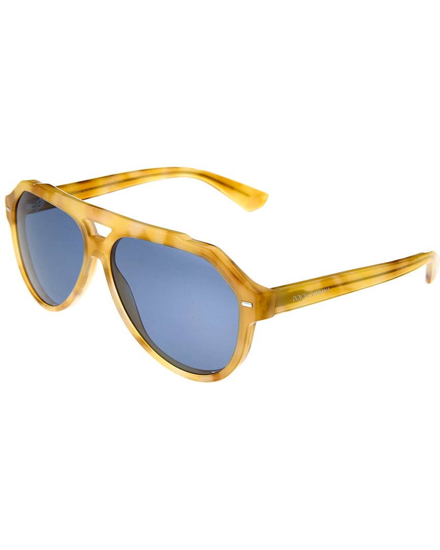 Dolce & Gabbana Men's 60mm Polarized Sunglasses In Yellow