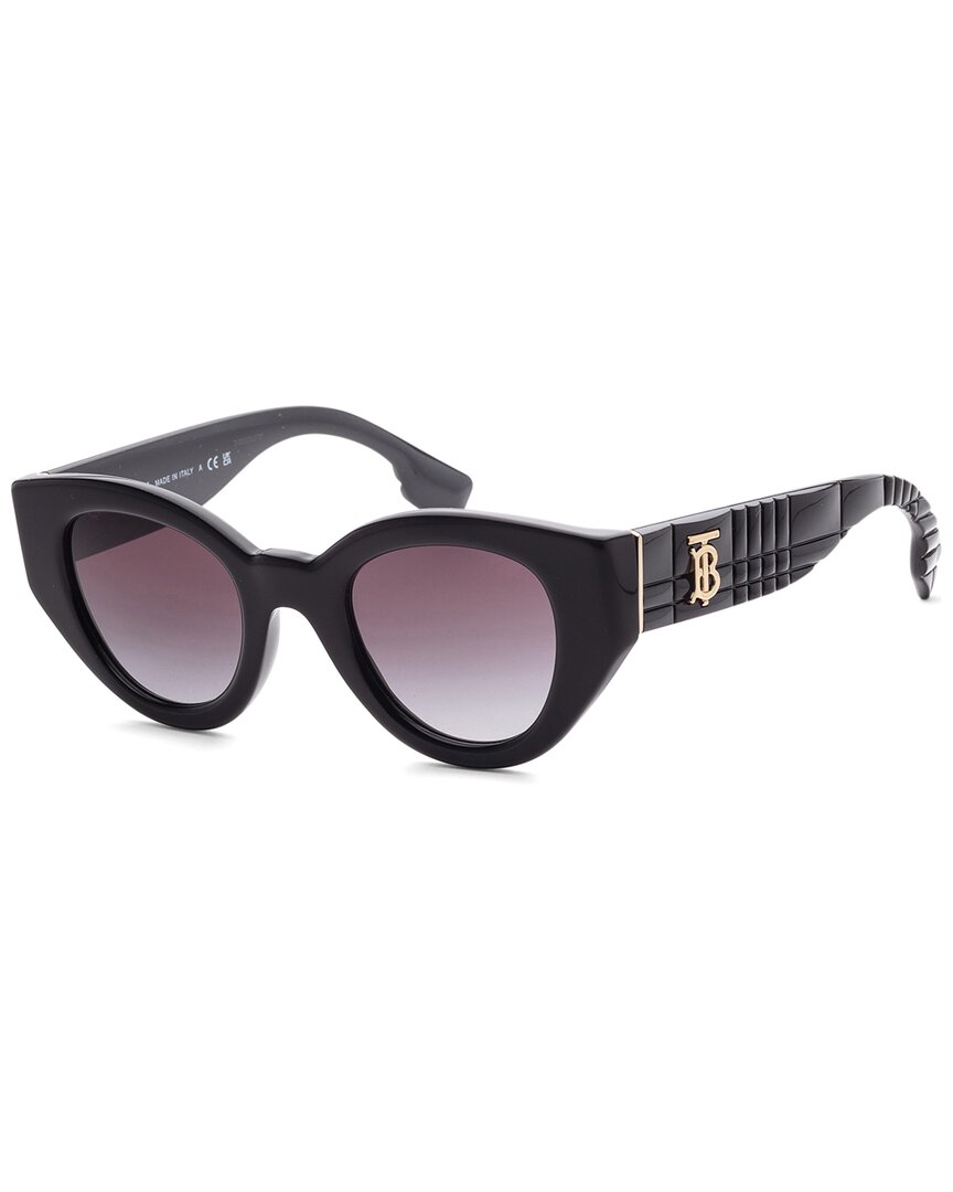 Shop Burberry Women's Be4390 47mm Sunglasses In Black