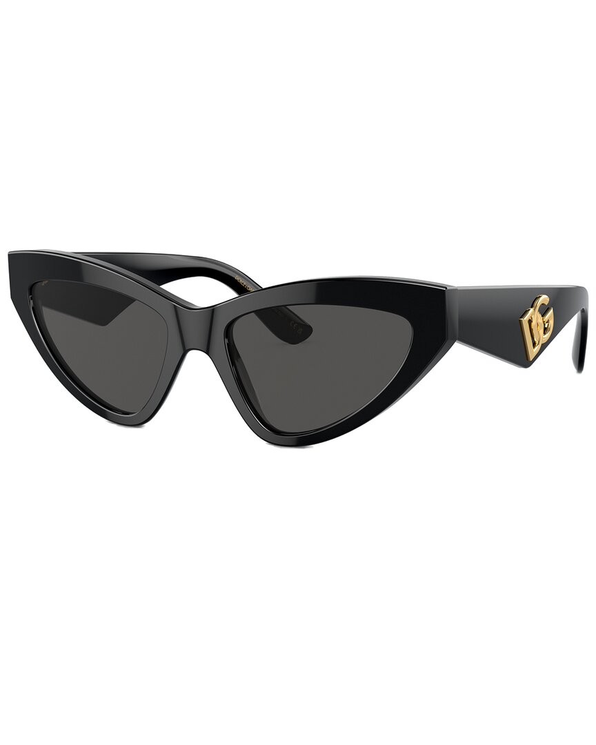 Dolce & Gabbana Women's Dg4439 55mm Sunglasses In Black