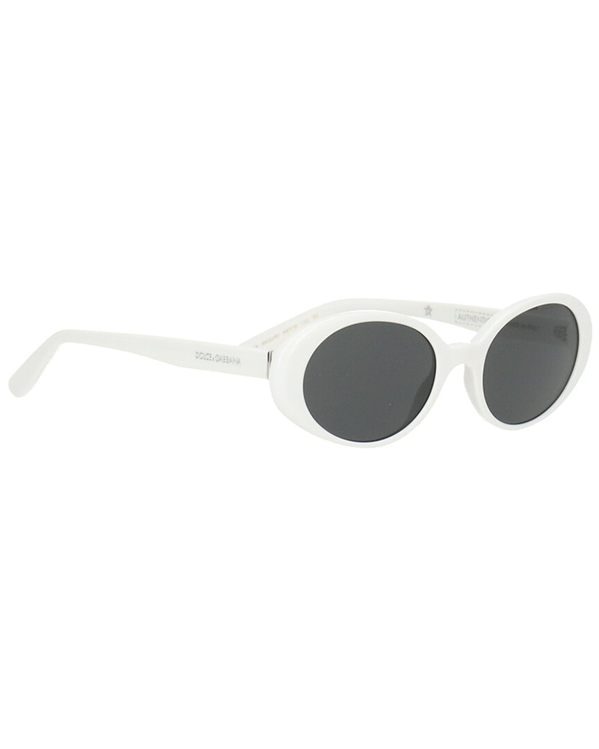 Shop Dolce & Gabbana Women's Dg4443 52mm Sunglasses In White
