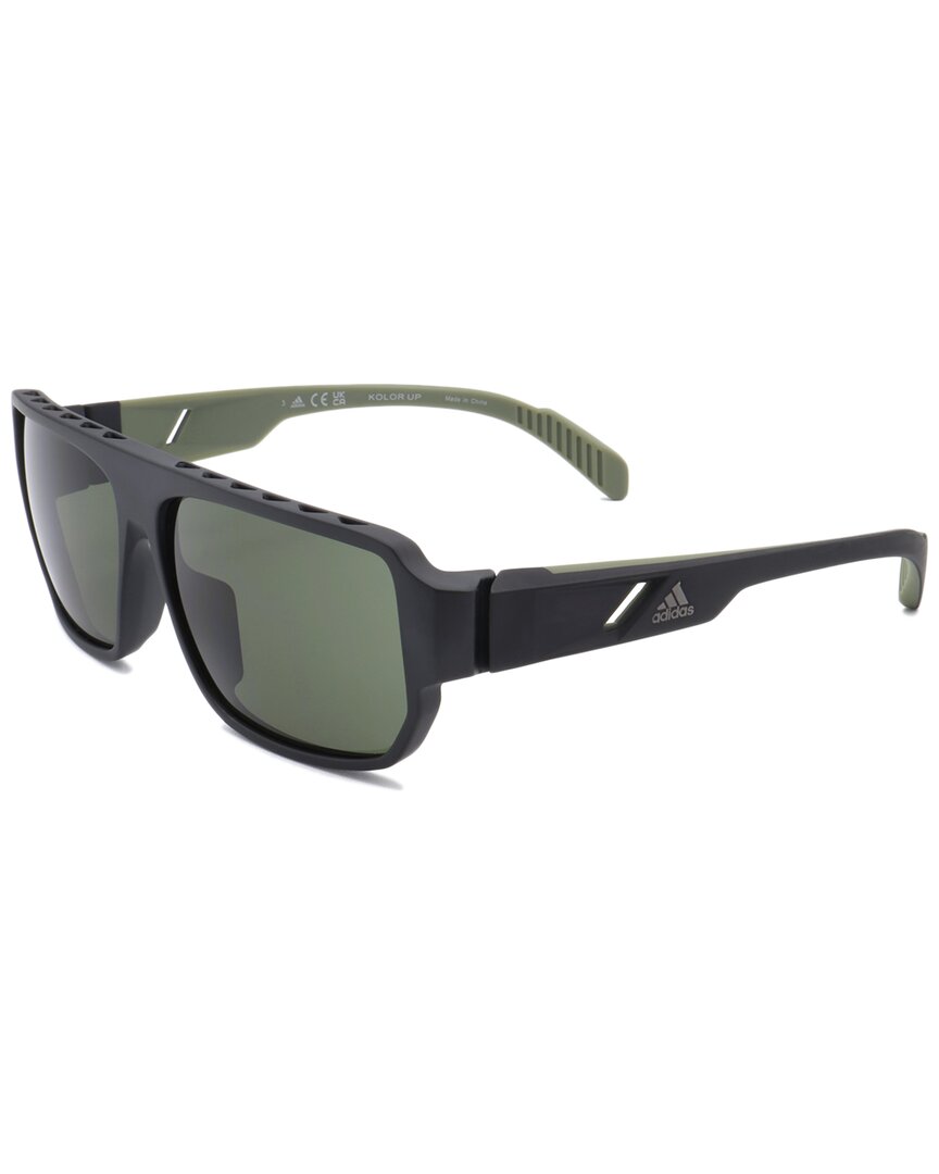 Adidas Originals Adidas Sport Unisex Sp0038 61mm Sunglasses In Green