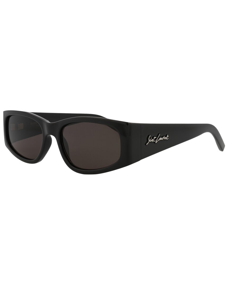 Saint Laurent Unisex Sl329 55mm Sunglasses In Black