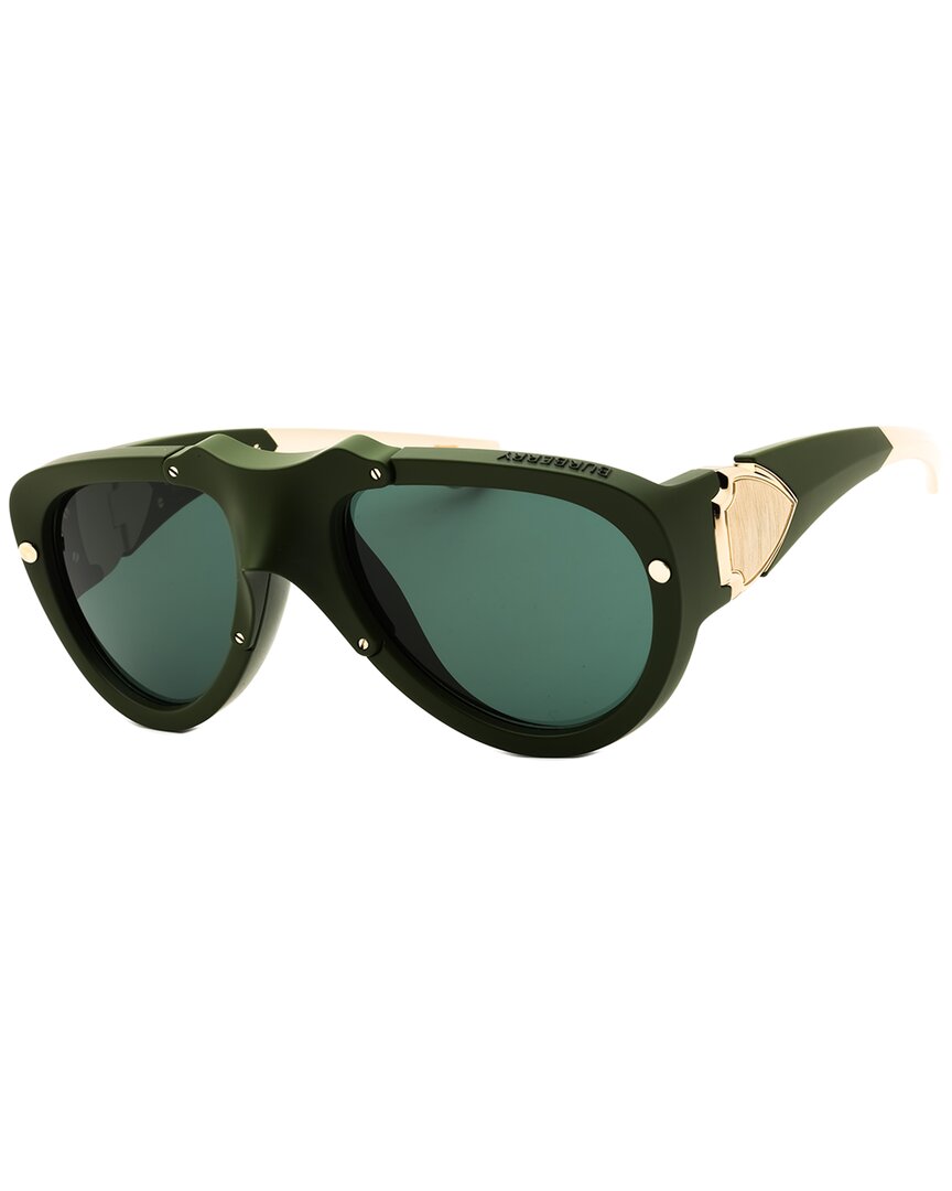 Burberry Unisex Be4433u 57mm Sunglasses In Green