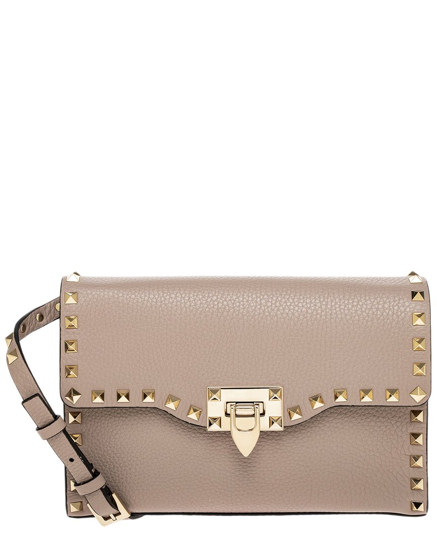 Valentino Rockstud Alcove Shoulder Bag In Pink