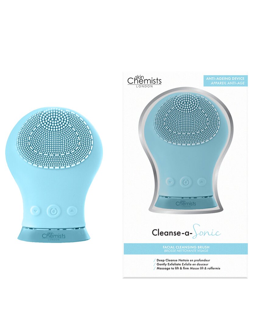 Skin Chemists Sonic Silicone Facial Cleansing Massager In White