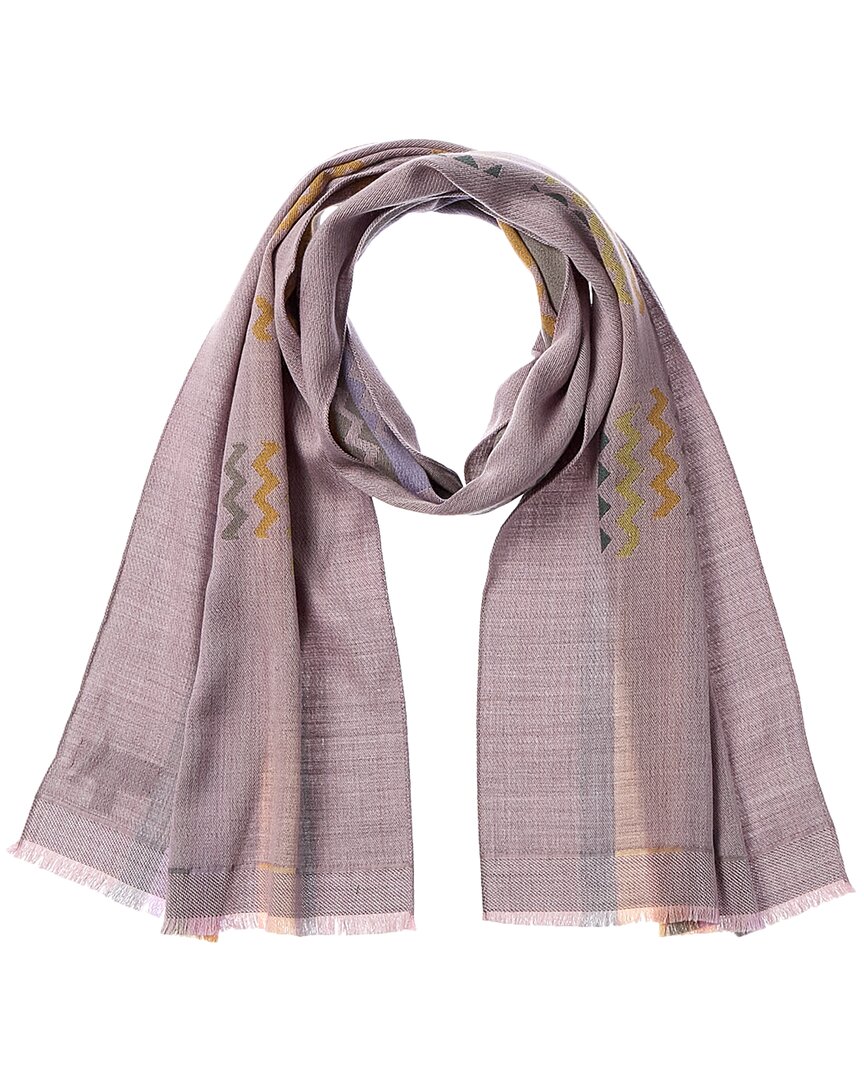 Missoni Wool Scarf In Pink