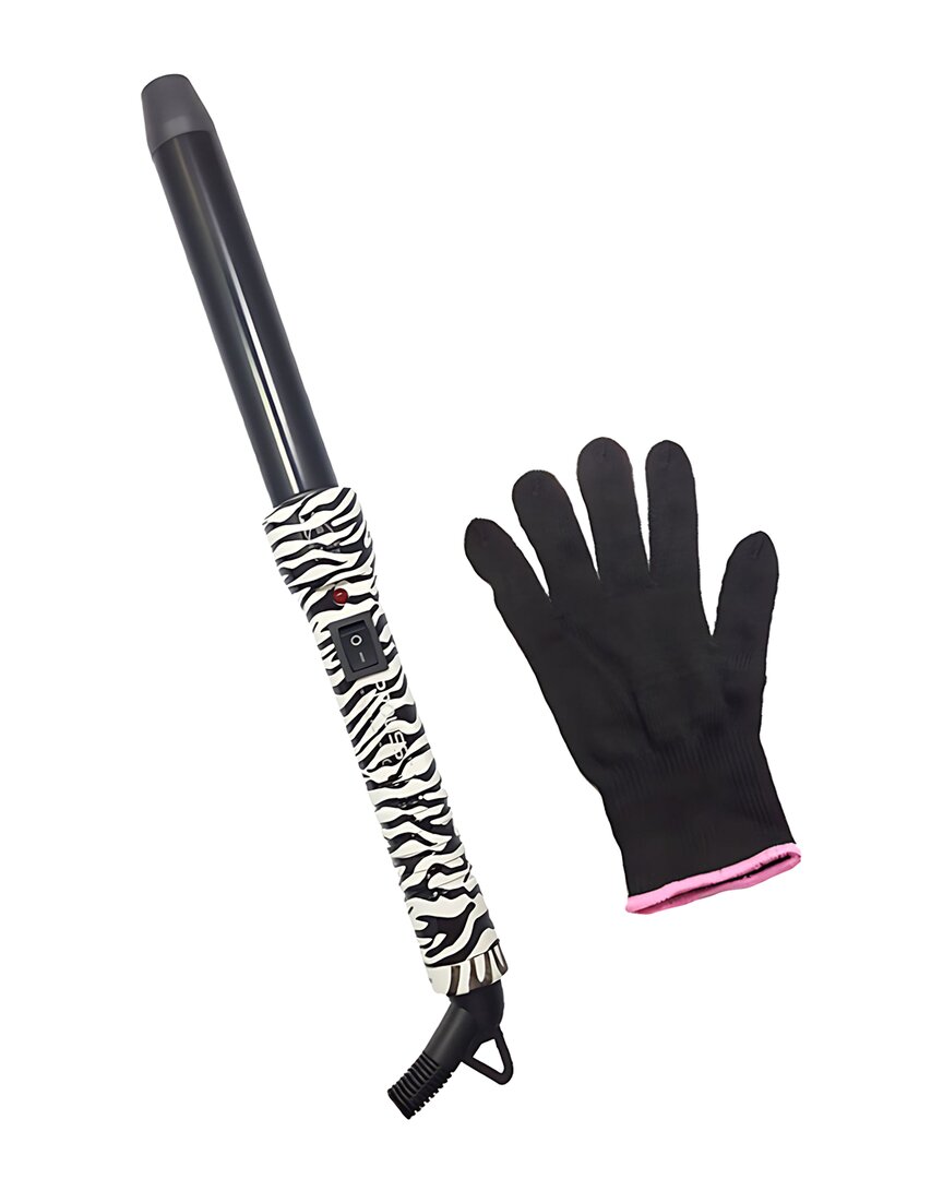 Proliss Unisex The Twister - 25mm Tourmaline-infused Ceramic Pro Curling Wand