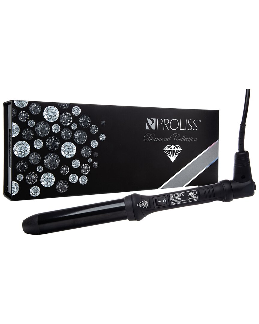 Proliss Unisex The Twister - 32mm Tourmaline-infused Ceramic Pro Curling Wand With Cool Tip - Diamon