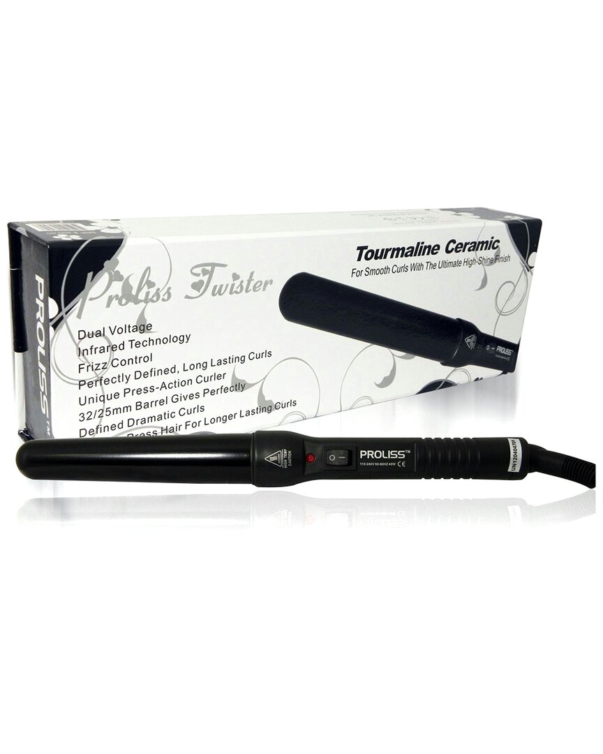 Proliss Unisex The Twister - 25mm-32mm Tourmaline-infused Ceramic Pro Curling Wand