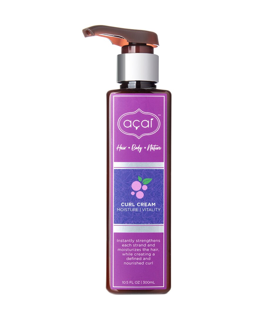 ACAI ACAI UNISEX 10OZ MOISTURE & VITALITY CURL CREAM 