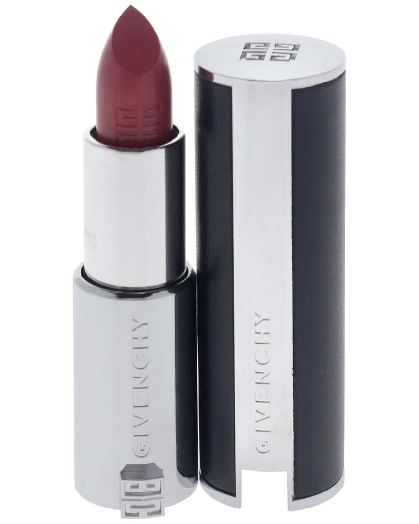 Givenchy Women's 0.12oz 210 Rose Braise Le Rouge Interdit Intense Silk  Lipstick In Burgundy