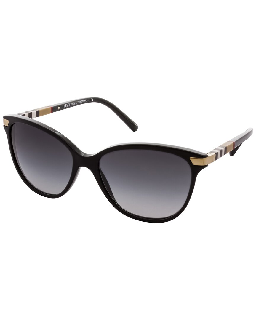 Burberry Women's Be4216f Sunglasses In Black