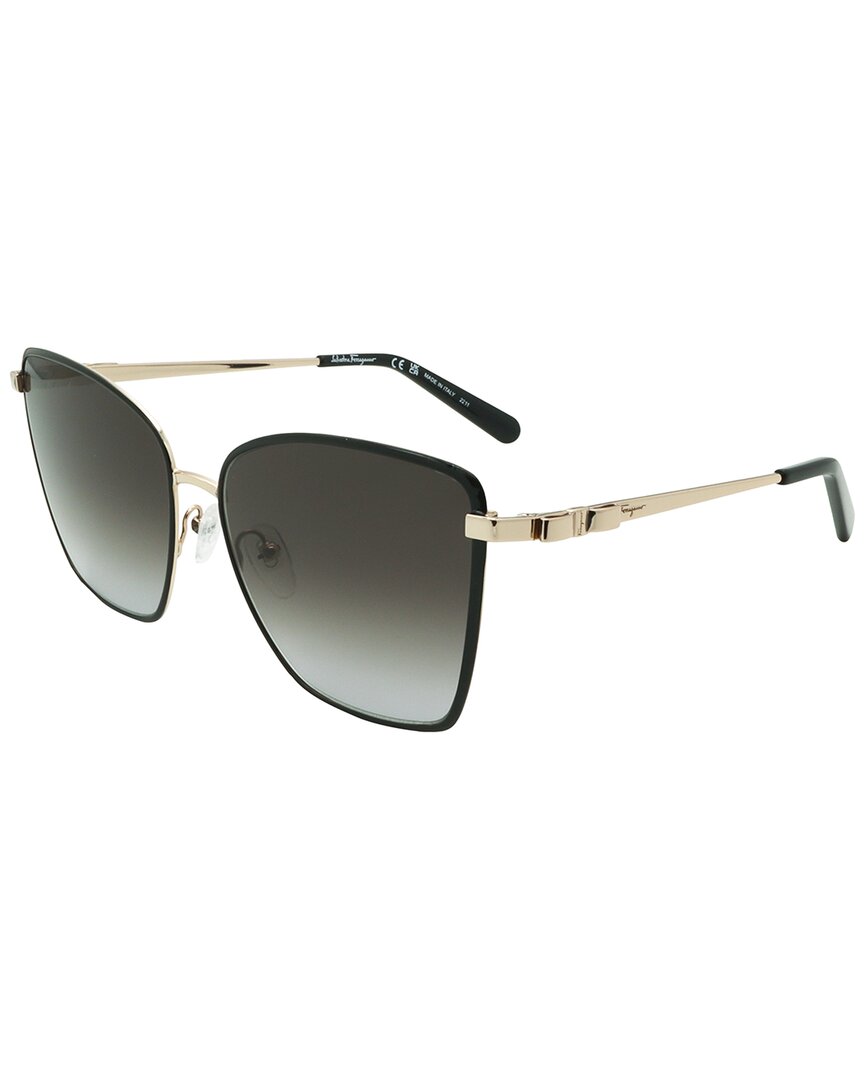 Ferragamo Women's Sf279s 59mm Sunglasses In Gold
