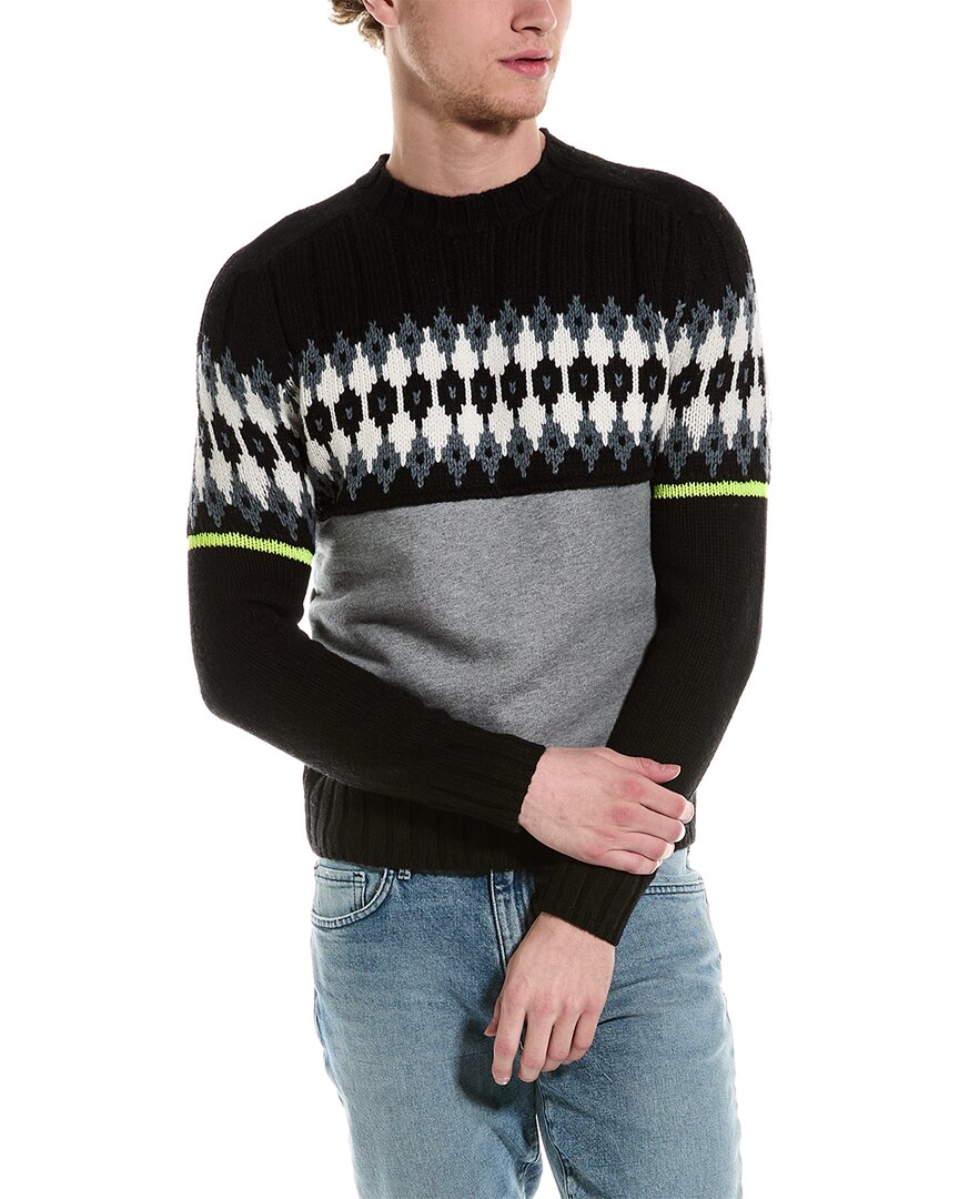 Shop Bogner Malte Wool & Alpaca-blend Sweater In Grey