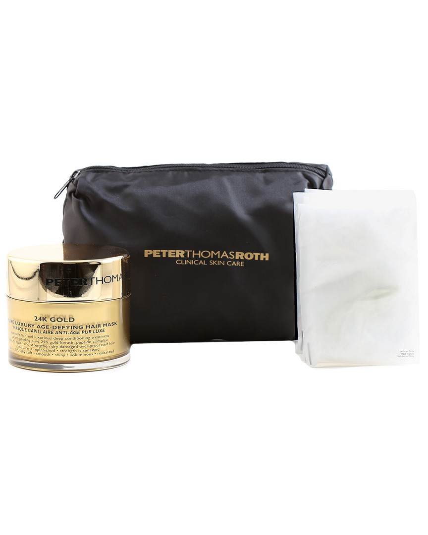 Peter Thomas Roth Women's 24k Gold Lux Age Defy Hairmask & Bonnet System In White