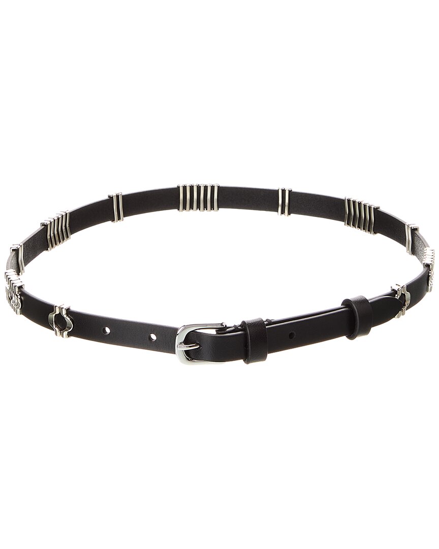 Isabel Marant Leather Belt In Black