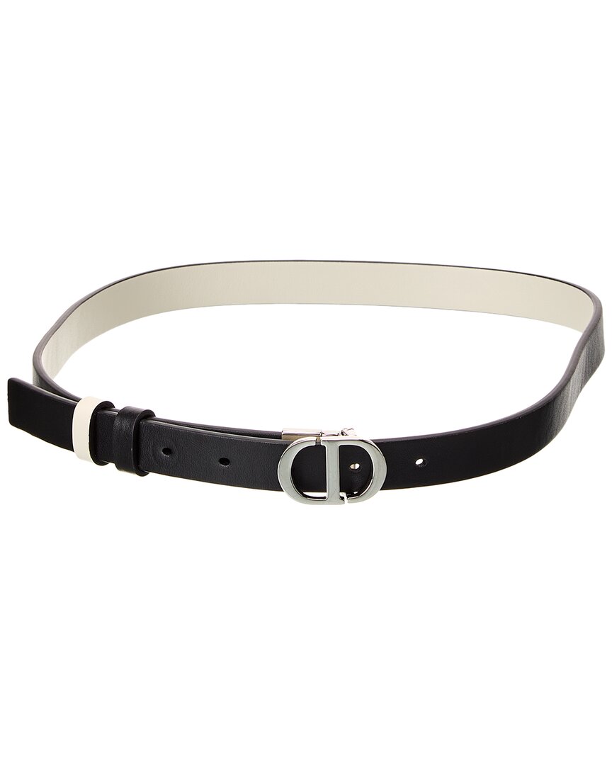 Реверсивный кожаный ремень Dior Montaigne Женский черный 90 126590₽