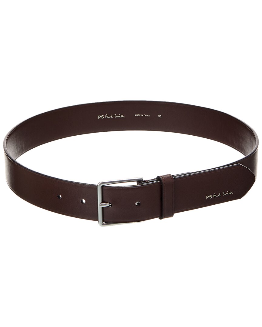 Ps By Paul Smith Ps Paul Smith Leather Belt In Brown