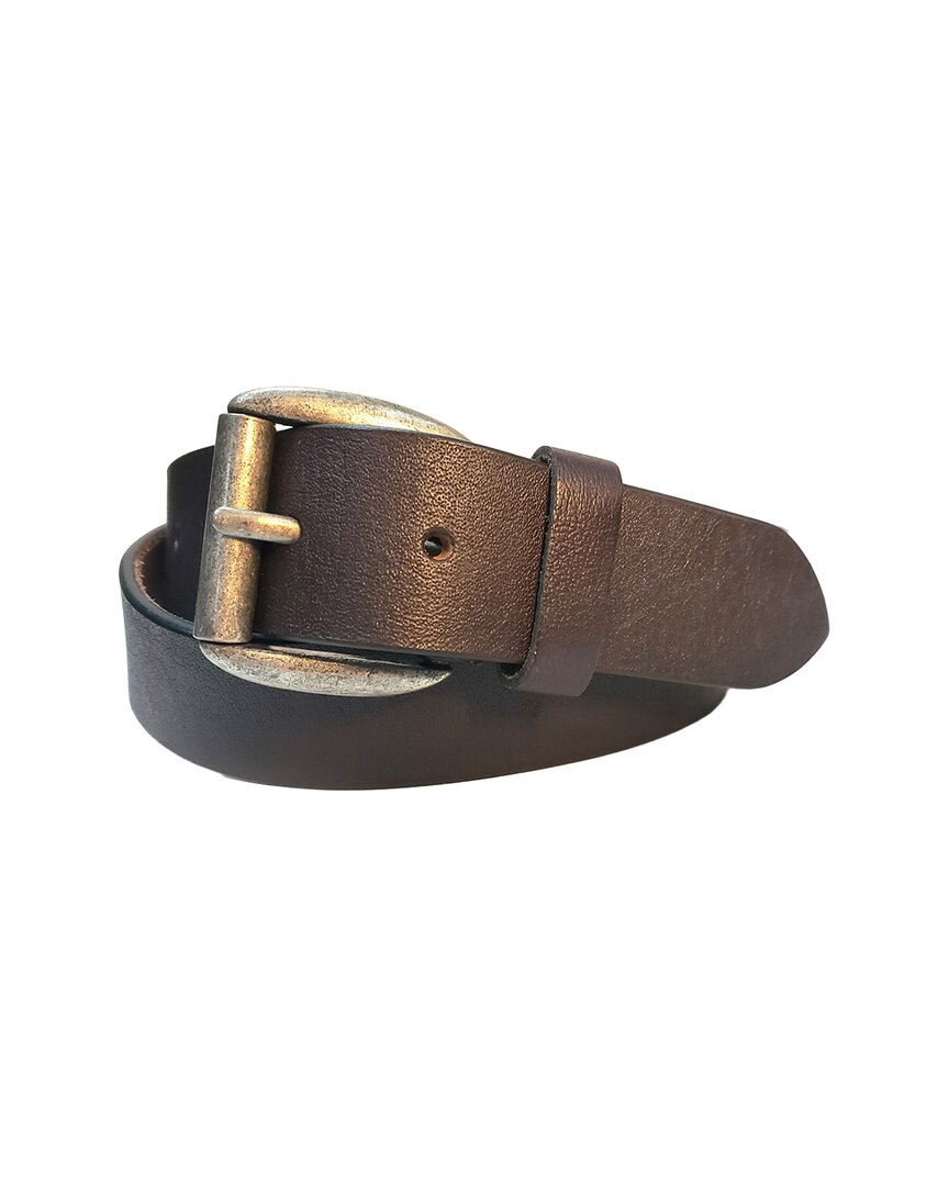 Savile Row Soft Hand Full-grain Leather Belt In Brown